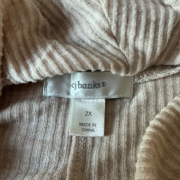 CJ Banks Woman Long Sleeve Pullover Top Tunic Turtleneck 2X - Picture 6 of 8